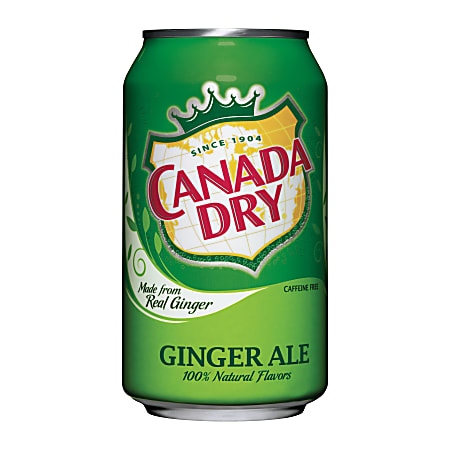 CANADA DRY GINGER ALE CAN 12 OZ