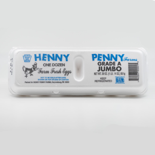 HENNY PENNY JUMBO EGGS 12 EA