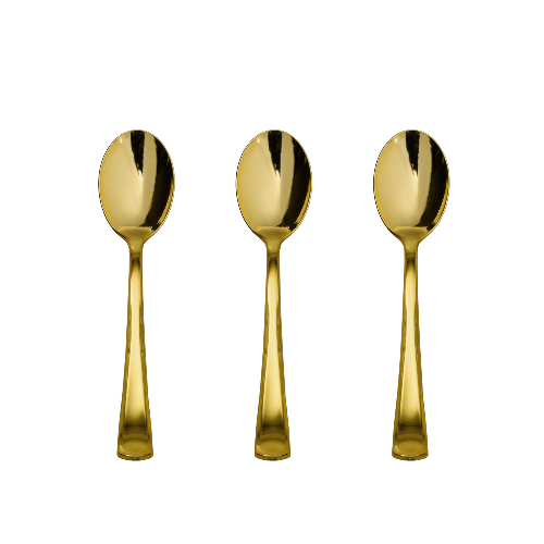 EXQUISITE GOLD TABLESPOONS 20 CT