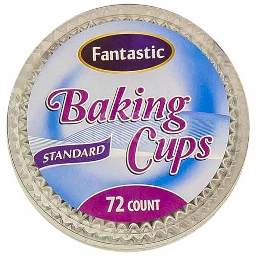 BAKING CUPS STAND SILVER FOIL