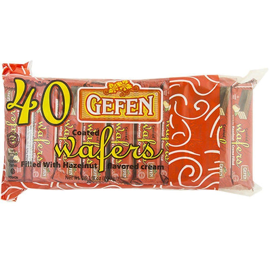 GEFEN WAFERS CHOCOLATE COATED 40 PACK 28.8 OZ