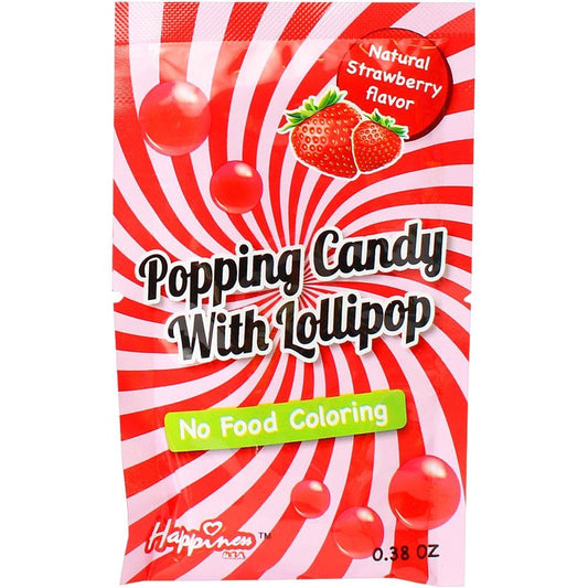 HAPPINESS POPPING CANDY LOLLY 1 EA