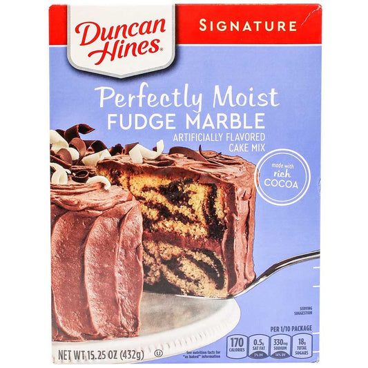 MOIST DELUXE CAKE MIX FUDGE MARBLE