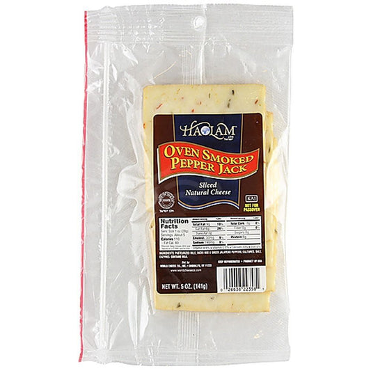 HAOLAM Oven Smoked Pepper Jack Sliced 5 OZ. (No