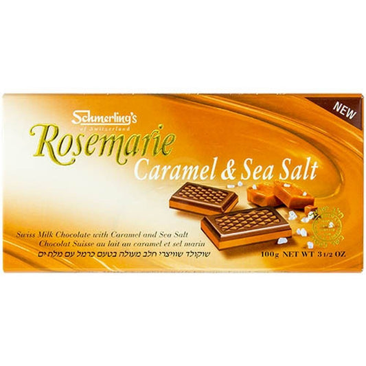 SCHMERLING CHOCOLATE-BAR, CARAMEL SEA SALT 3.5 OZ