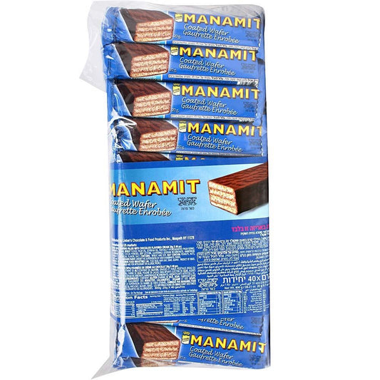 MANAMIM CHOCOLATE WAFER (BLUE) 40 CT